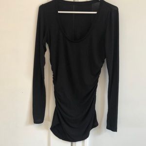 Kit & Ace long sleeve T-shirt with side ruching